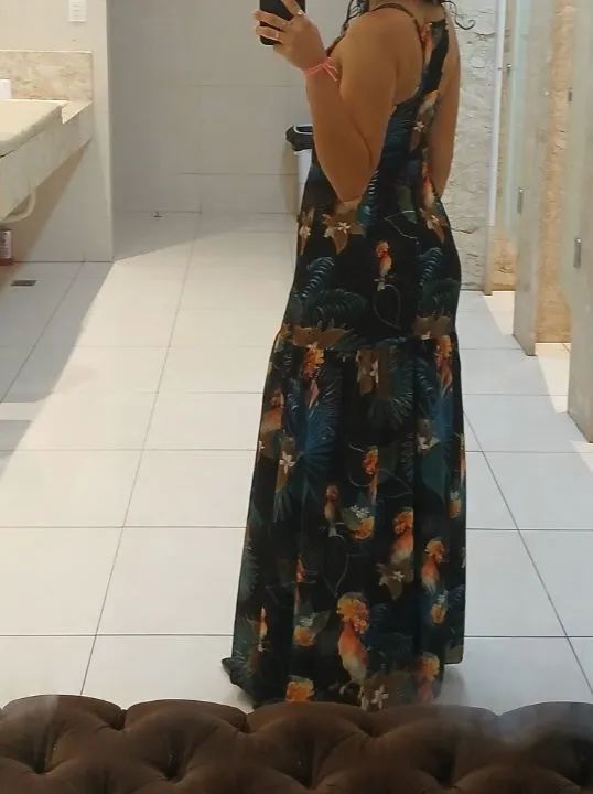 Vestido longo preto  - Foto 5