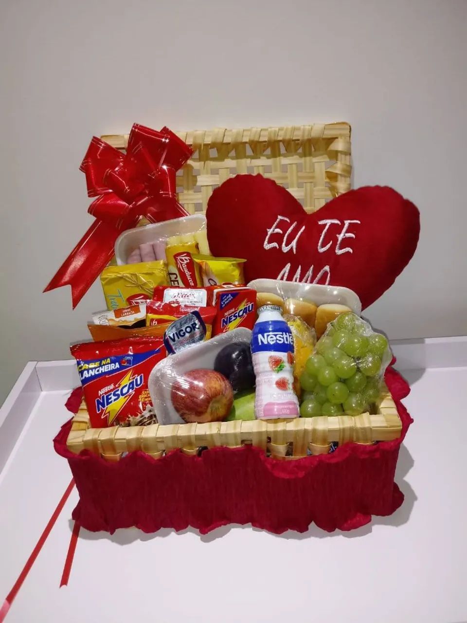 Cesta de Café da manhã e presente  - Foto 2