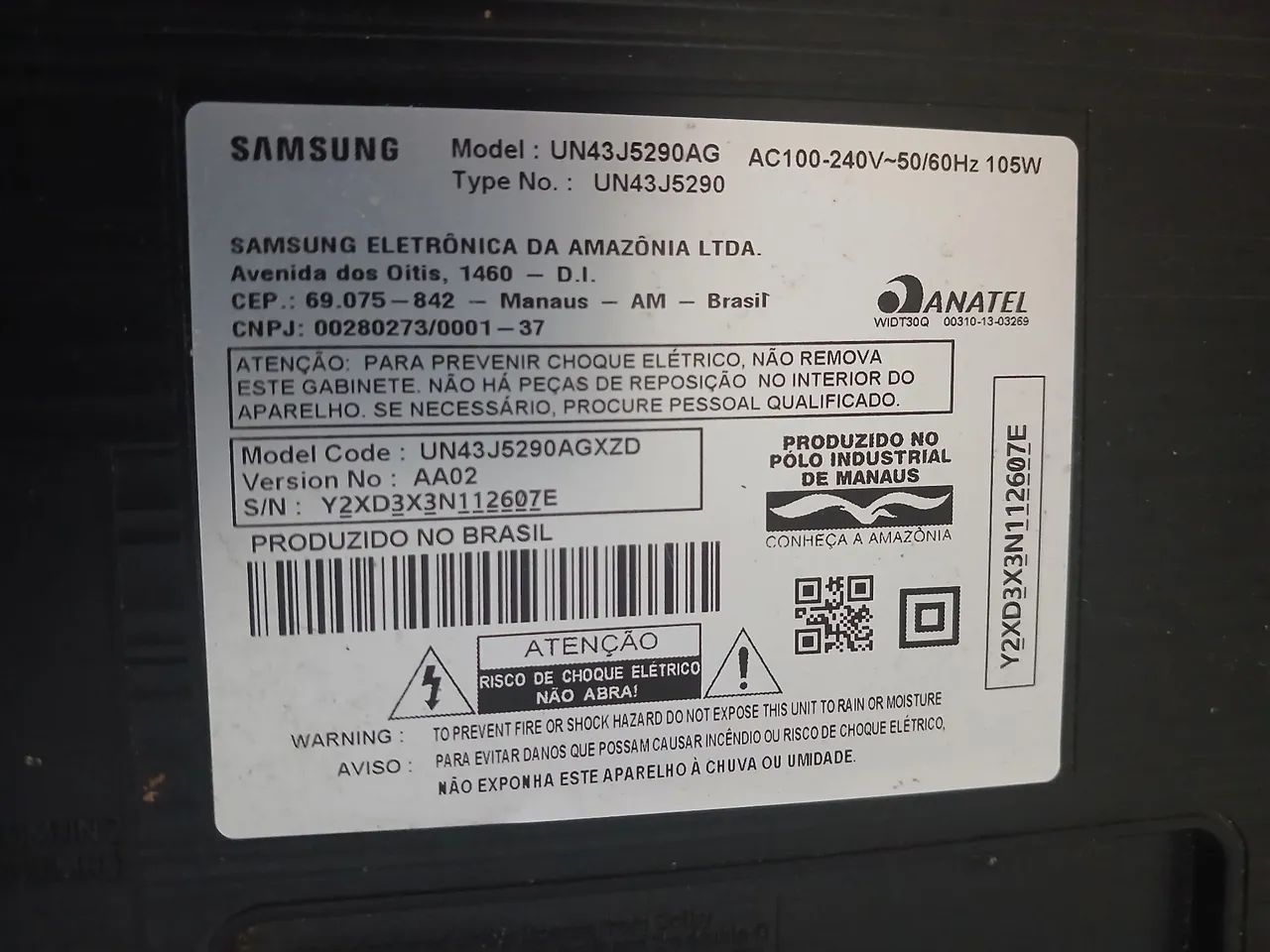 TV Samsung UN43J5290AG - Foto 2