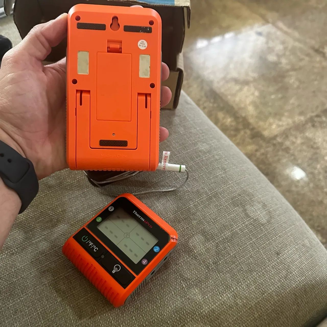 Termômetro Digital Sem Fio de 1000 pés para Grelhar e DeFumar - Foto 4