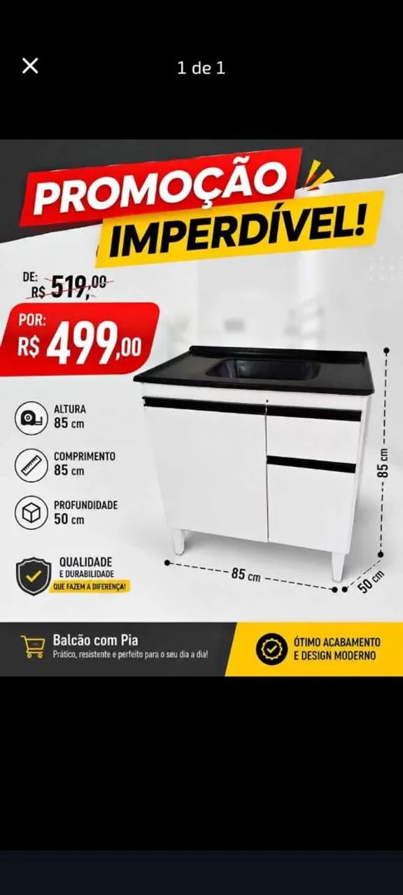 Balcão de Pia 