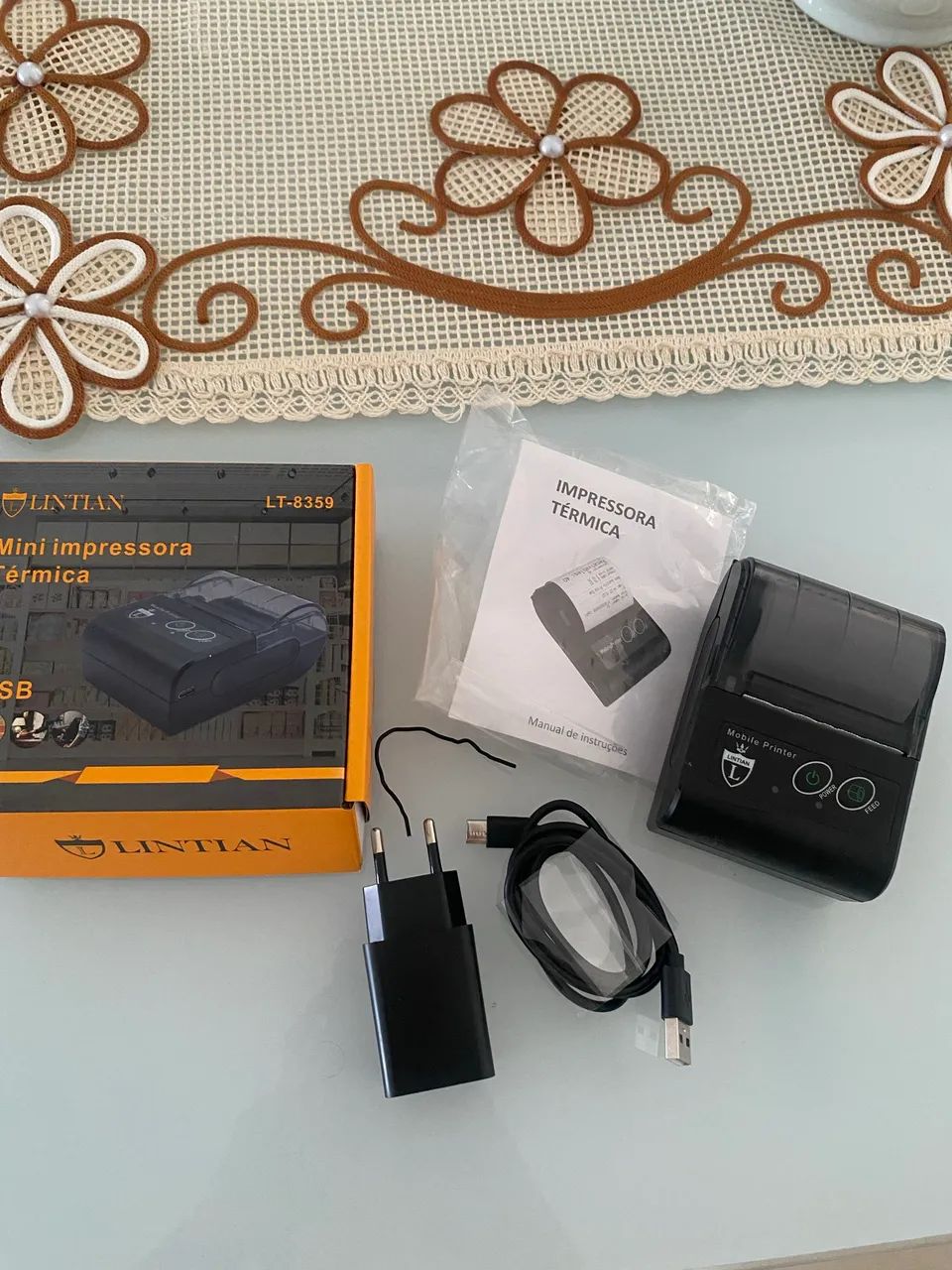 Mini Impressora Térmica Bluetooth não fiscal