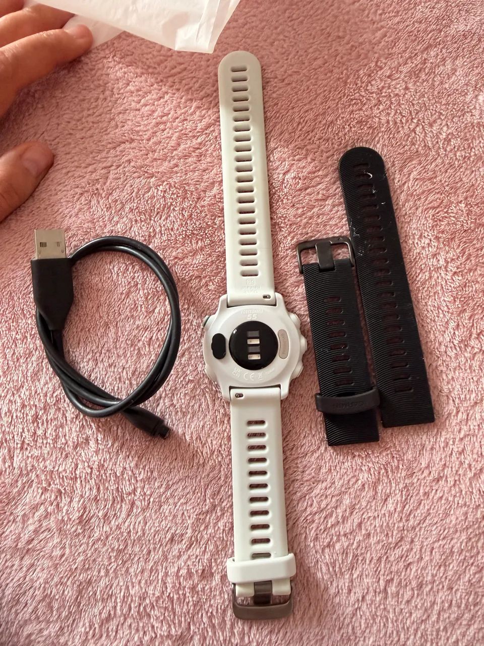 Garmin forerunner 55 - Branco- pouco usado  - Foto 2
