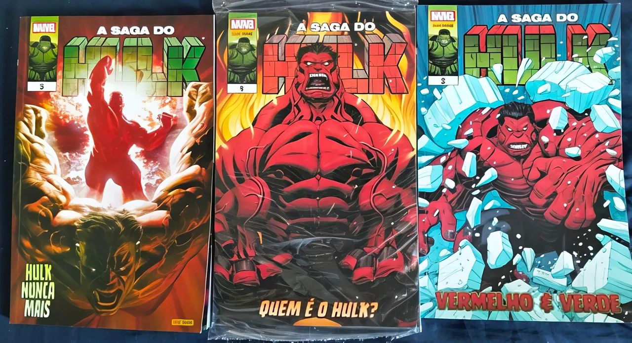 Saga do Hulk Volumes 1 a 3