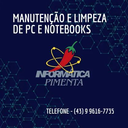 Manutenção e Limpeza de PC e Notebook