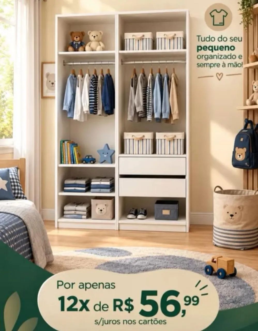 CLOSET em mdf