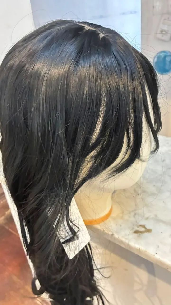Wig lace bio orgânica 65cm - Foto 5