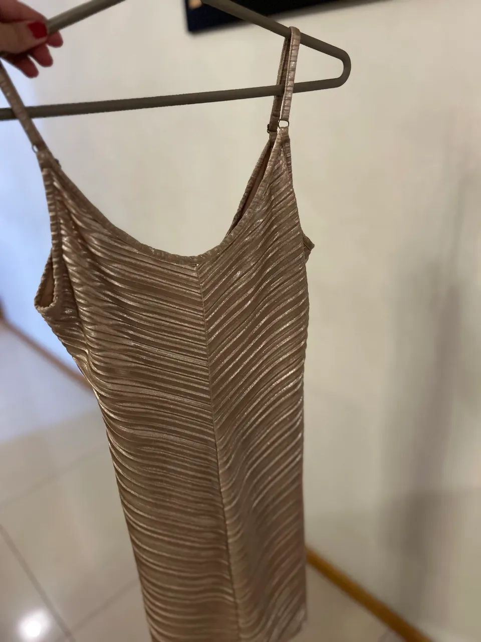 Vestido plissado Hit PP - Foto 3