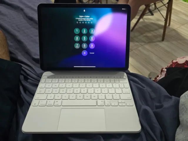 magic keyboard original apple, compatível com ipad air 11 polegadas