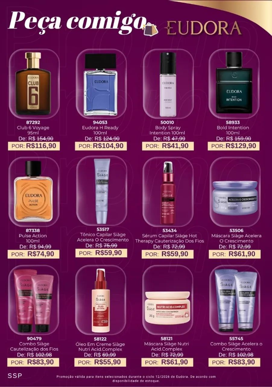 PRODUTOS O BOTICÁRIO 
