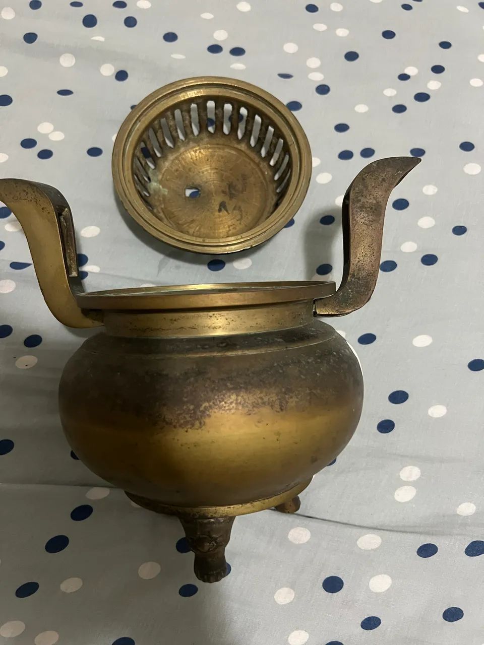 Peça de Bronze (incensário) para decoração - Foto 2