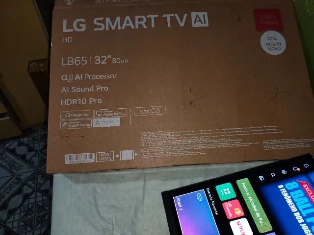 Smart TV LG 32" HD webOS AI ThinQ 32LB650BPSA Gamer Wifi Bluetooth - Foto 5