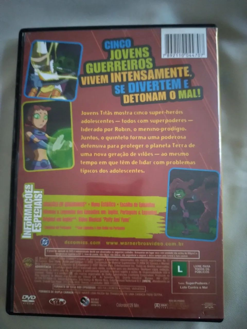 DVD Os Jovens Titãs - Separar e Conquistar - Volume 1 (Animação Clássica DC) - Foto 2