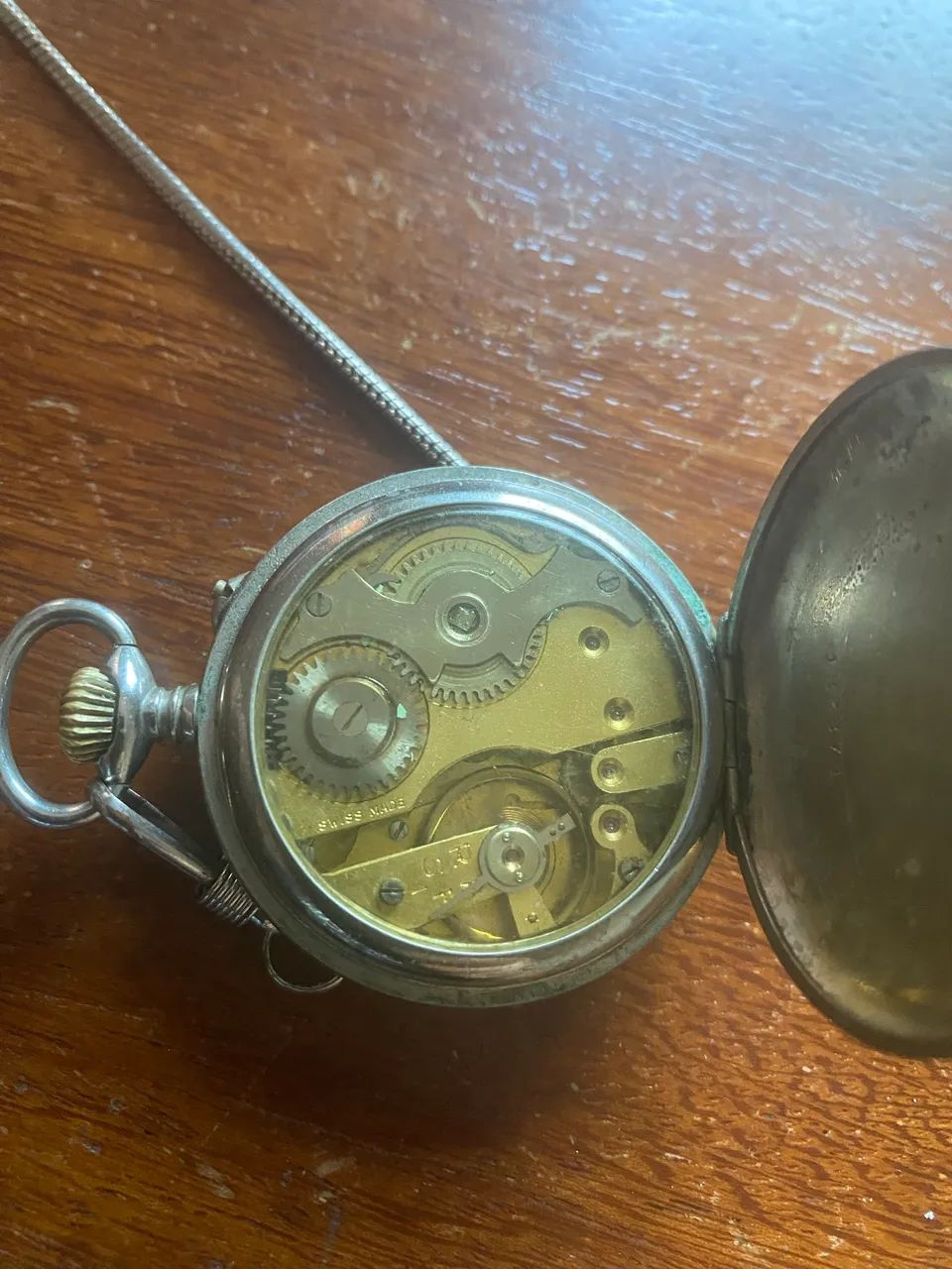 Relógio de bolso suíço antigo da marca Gre Roskopf Patent. - Foto 4