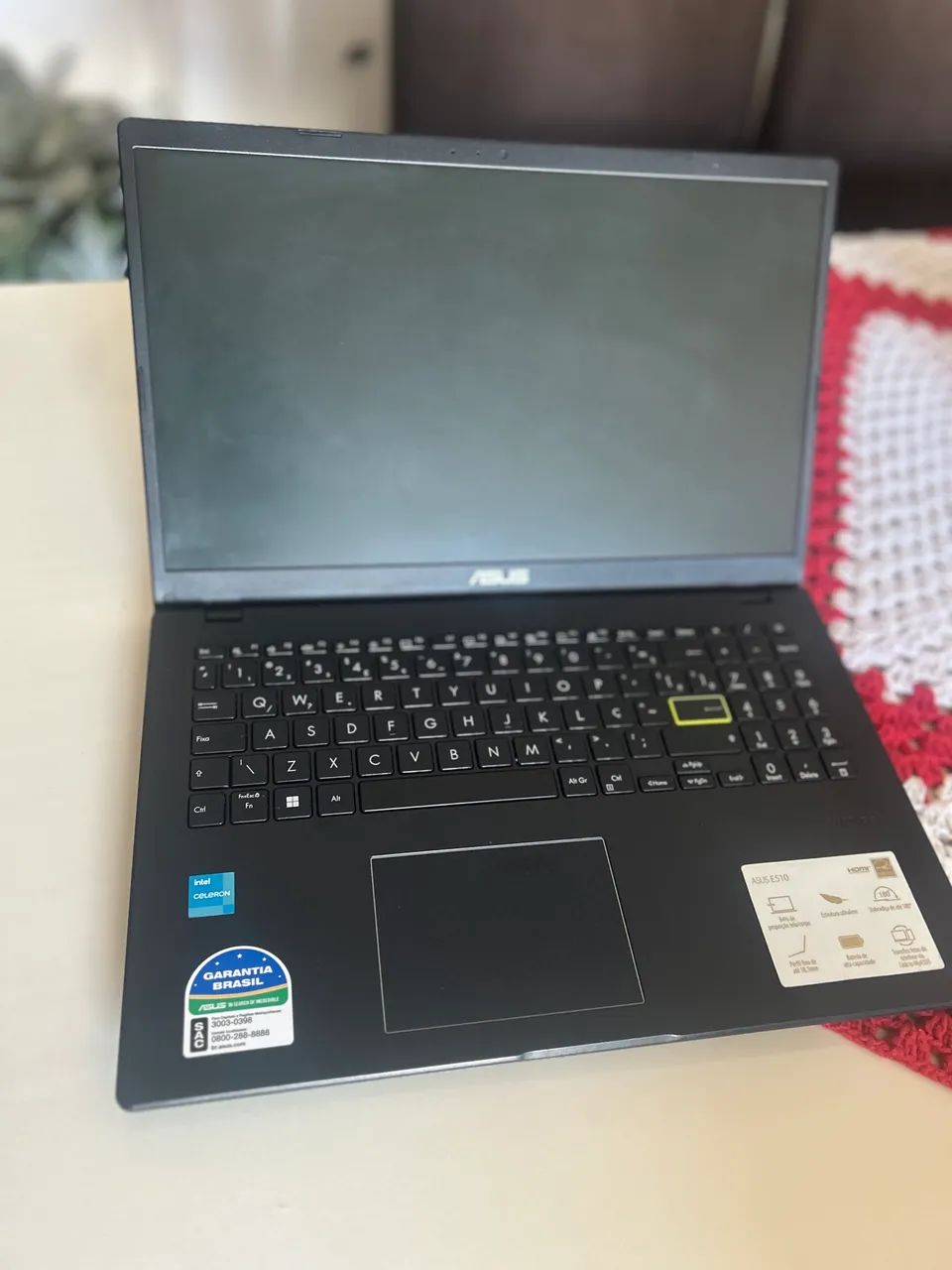     Notebook ASUS (NOVO) - Placa-mãe queimada - Para técnico/peças - Foto 4