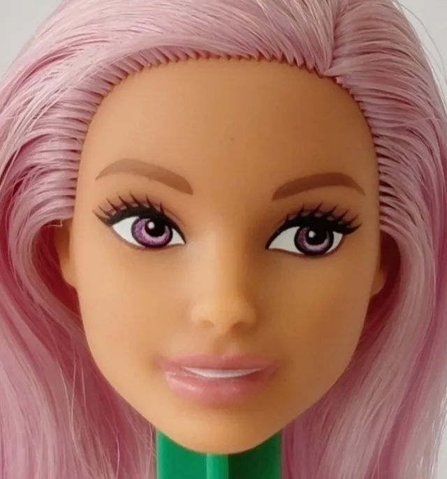 Cabeça Barbie Pop Star
