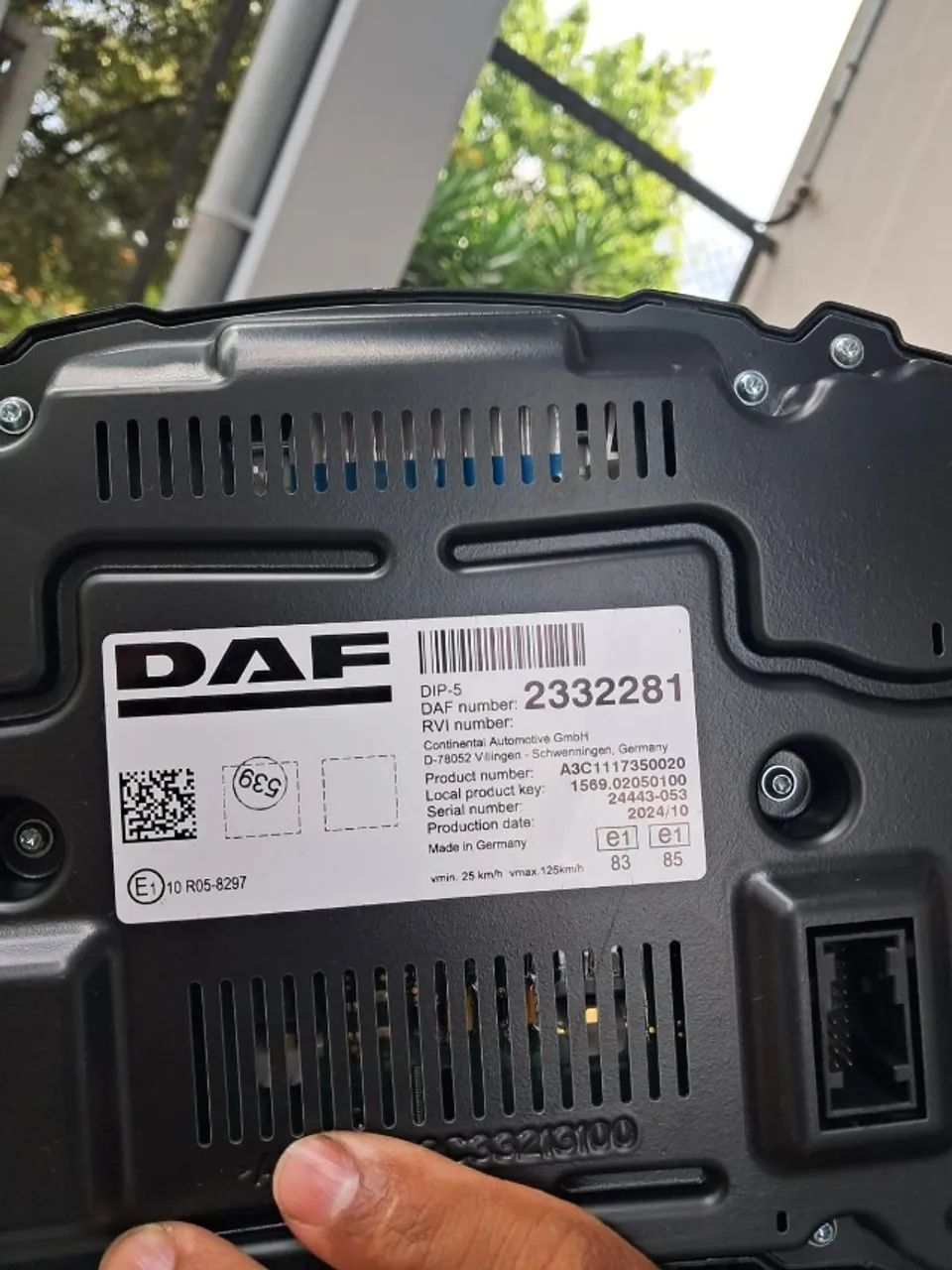 Painel DAF XF e CF