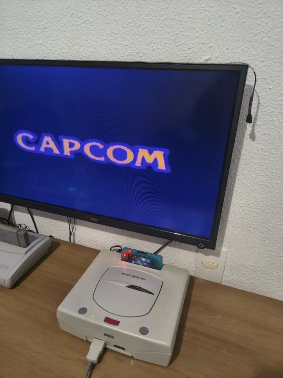 sega saturn branco + saroo - Foto 5