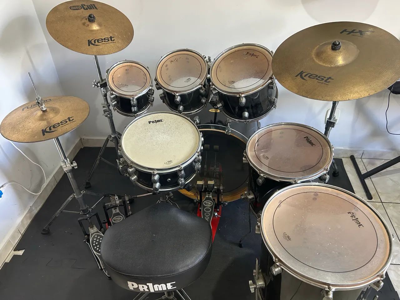 Bateria acústica completa 