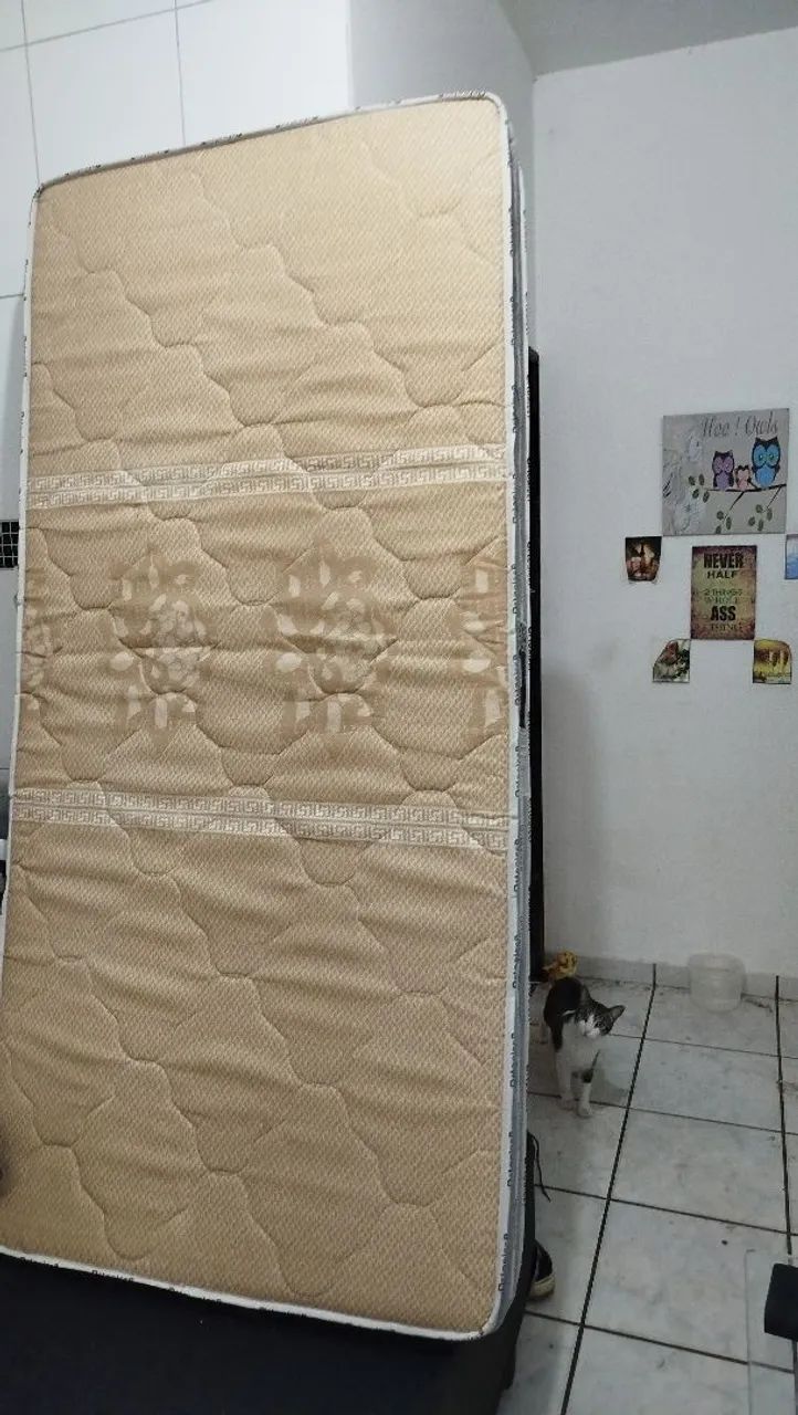 Cama BOX + COLCHÃO ZERADOS R$240,00 - Foto 5