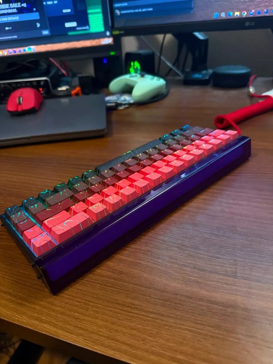 Teclado Magnetico AULA 68HE 8K | Rapid Trigger | Snap Tap - Foto 3