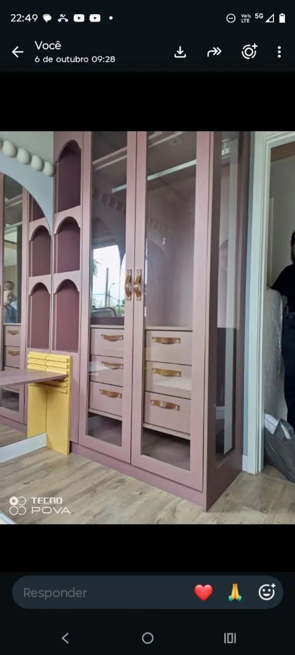 Guarda roupa menina 