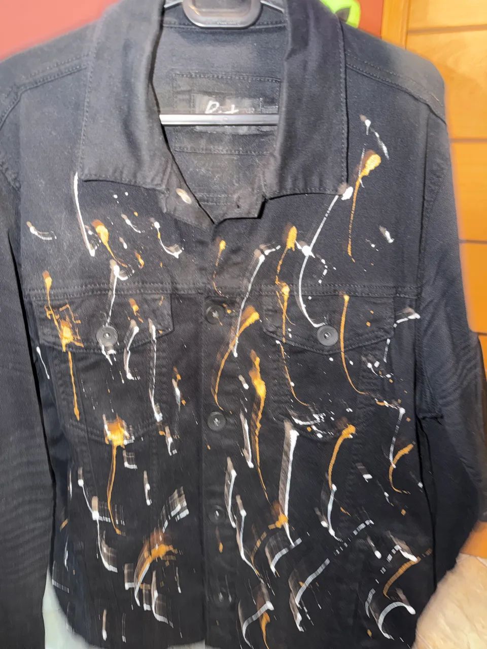 Jaqueta jeans customizada Rock Lover - Foto 5