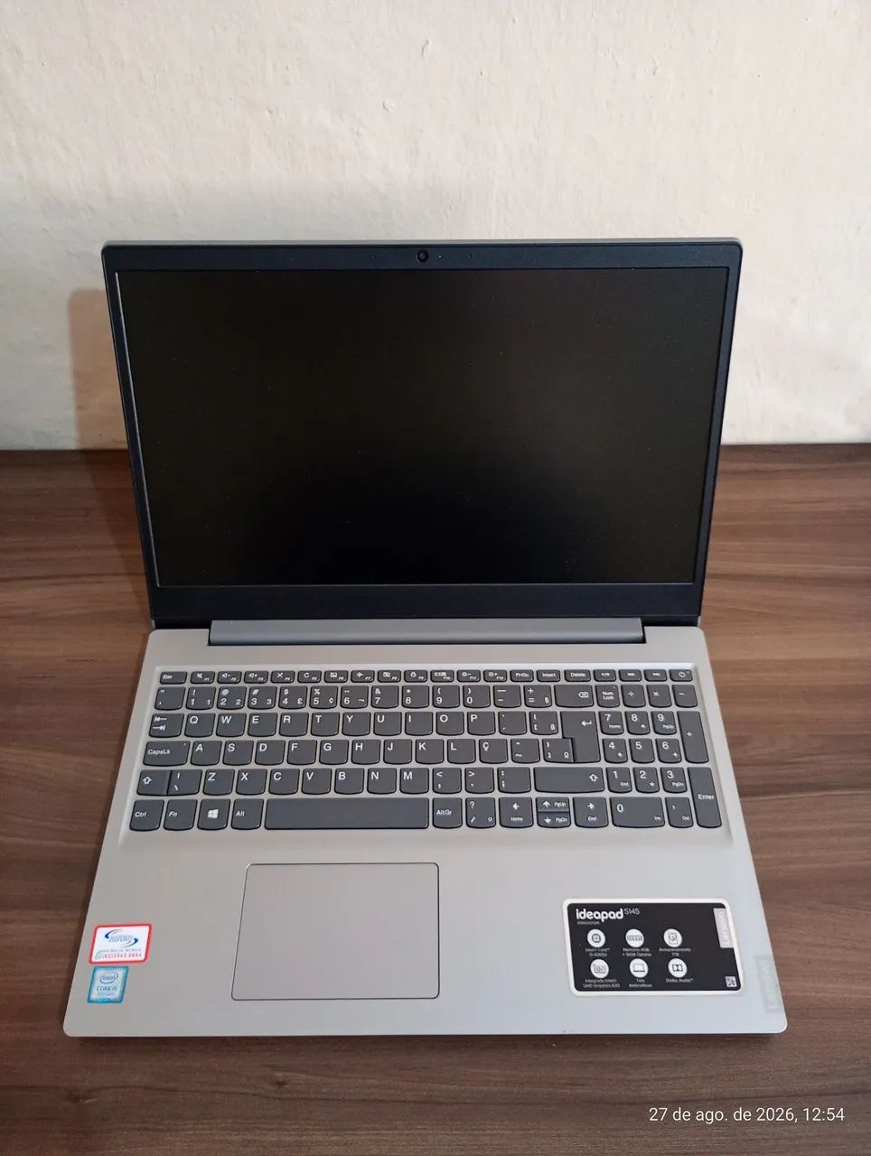 Lenovo Ideapad S145, Intel Core I5, 8 GB de RAM e SSD de 512 GB