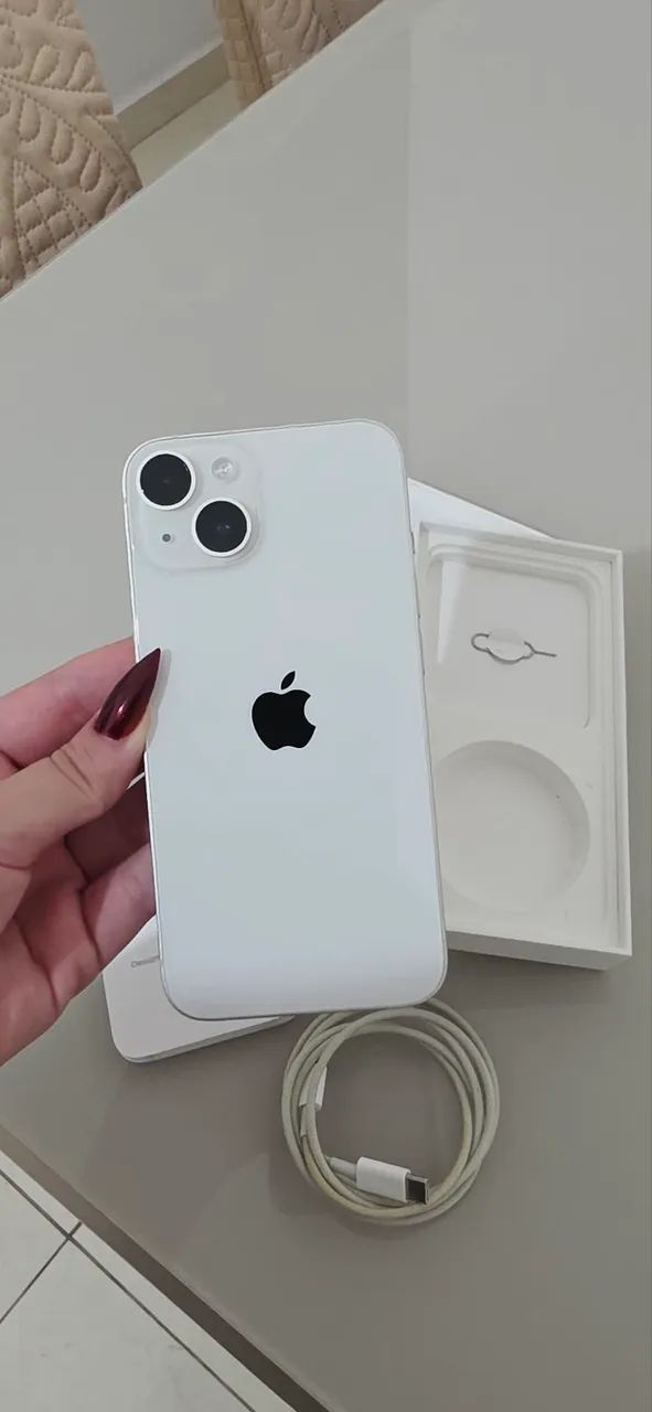 iPhone 14 128GB | Caixa + Cabo Original | Face ID OK - Celulares e