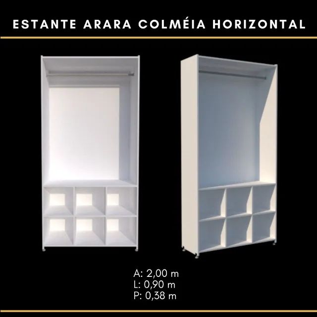 Estante Arara Colmeia