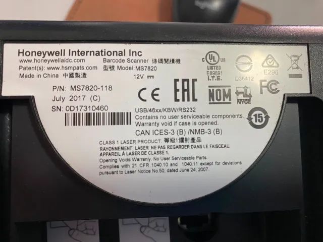 Leitor Código Barras Honeywell MS7820 USB - Foto 3