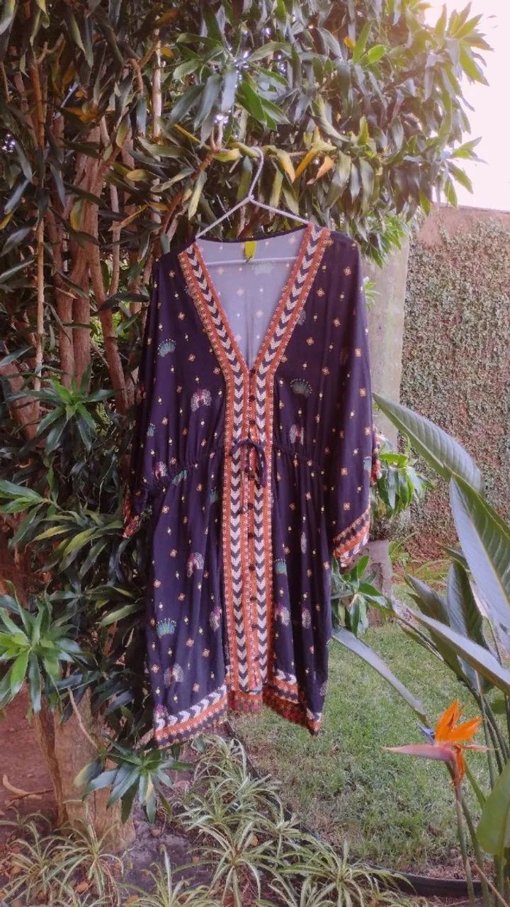 Vestido Curto Farm Wacomaia Estampado - Foto 2