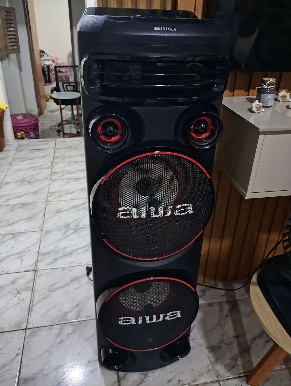 Caixa de som Aiwa  - Foto 3