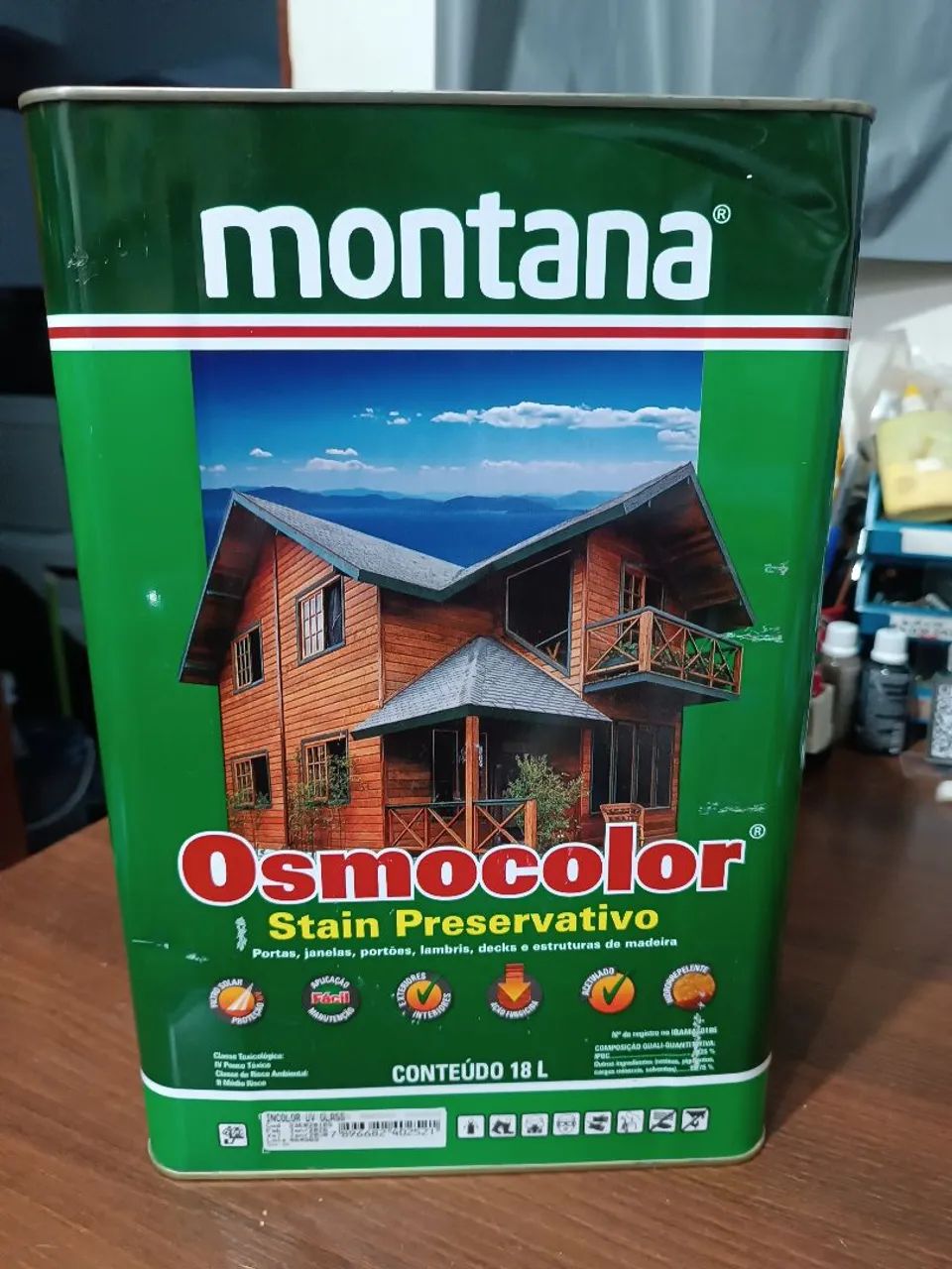 Stain Preservativo Osmocolor incolor 18 litros 