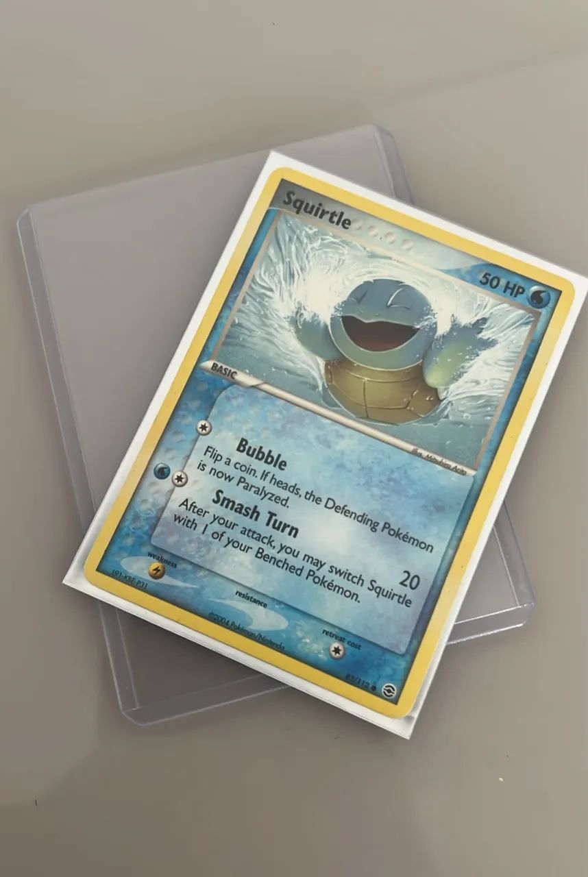 Carta Pokémon Squirtle Nirvana 83/112 SP (2004)