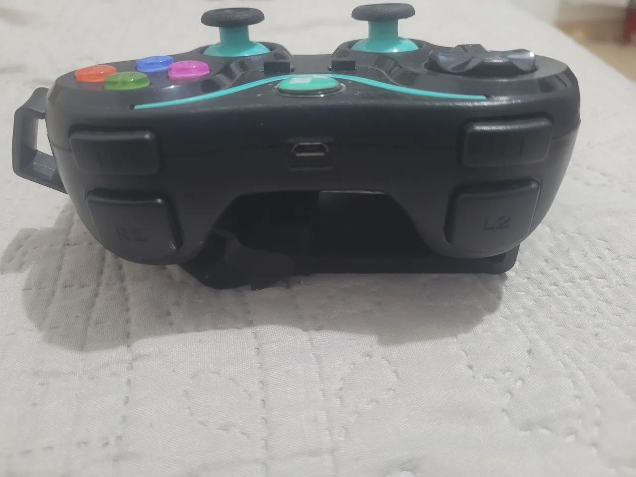 Controle Joystick Bluetooth + suporte para Celular Tablet Android  - Foto 2