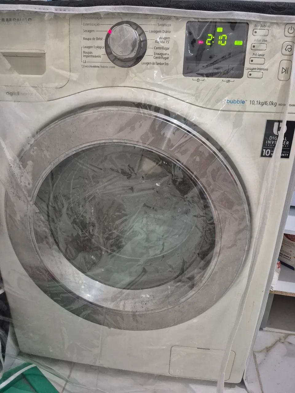Lava e seca samsung
