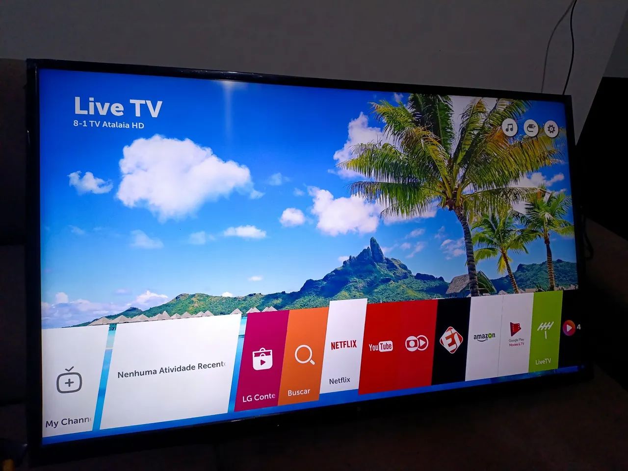 Tv 43 4k lg smart com controle e wifi