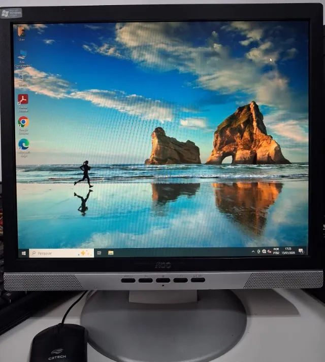 Monitor AOC 17 polegadas LCD com som 712SA
