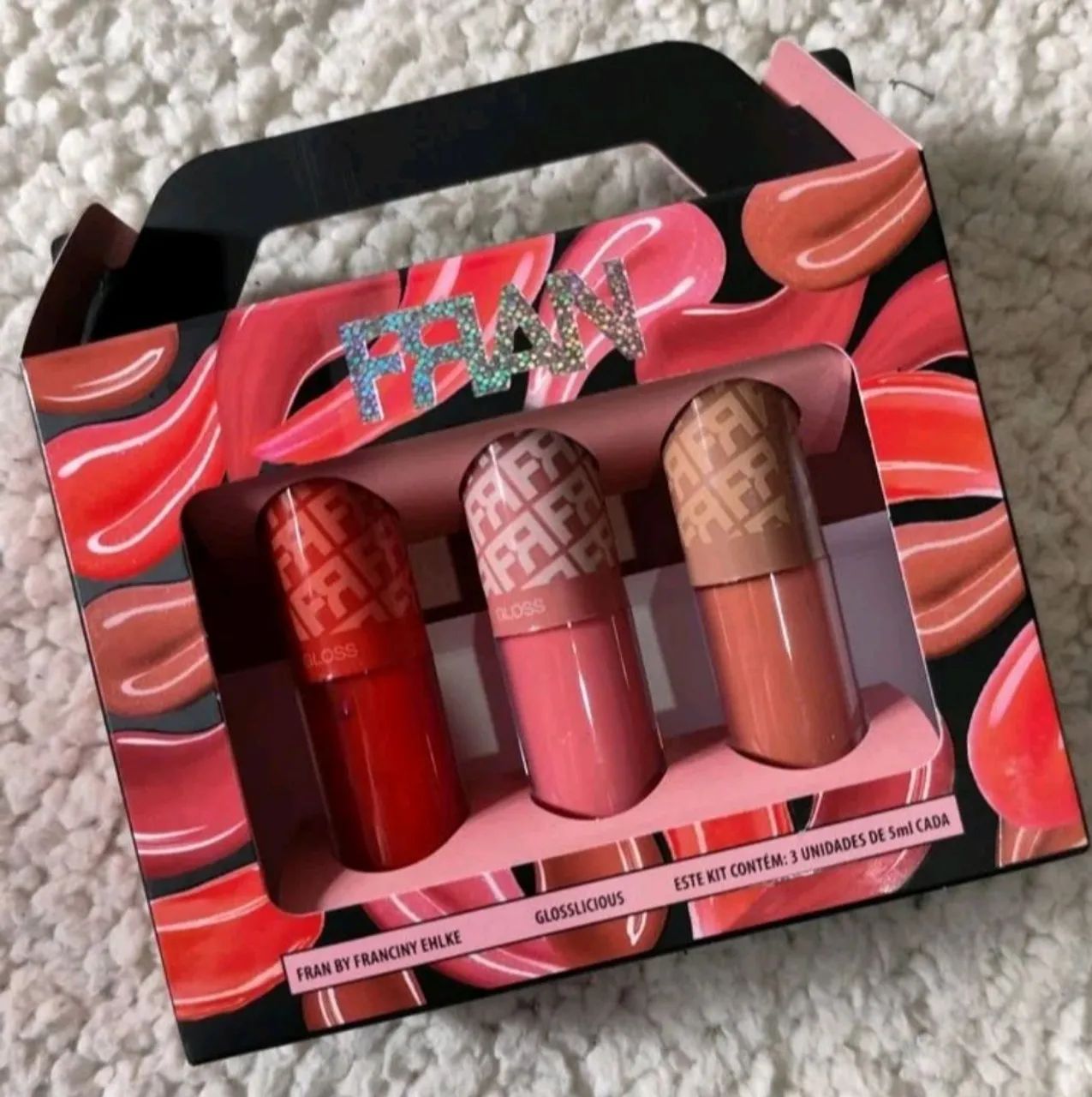 Kit Gloss Franciny Ehlke - Glosslicious (3 Unidades) - Novo  - Foto 3