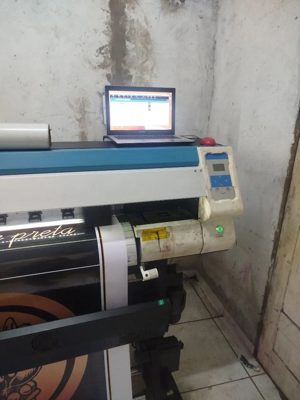 Máquina de impressão digital 