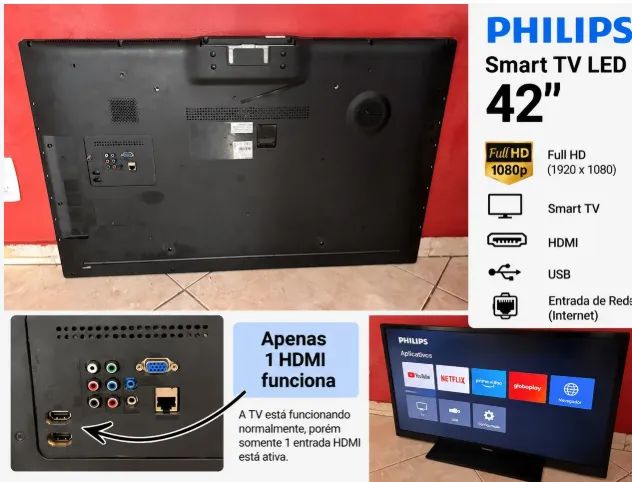 Tv 42 polegadas