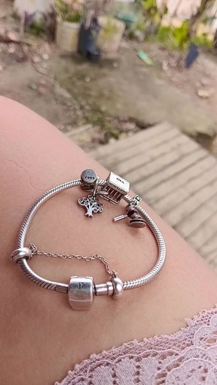 Pulseira pandora ( VIVARA ORIGINAL PRATA) - Foto 2