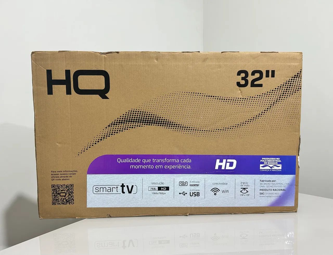 Smart TV HQ 32 Polegadas Lacrada