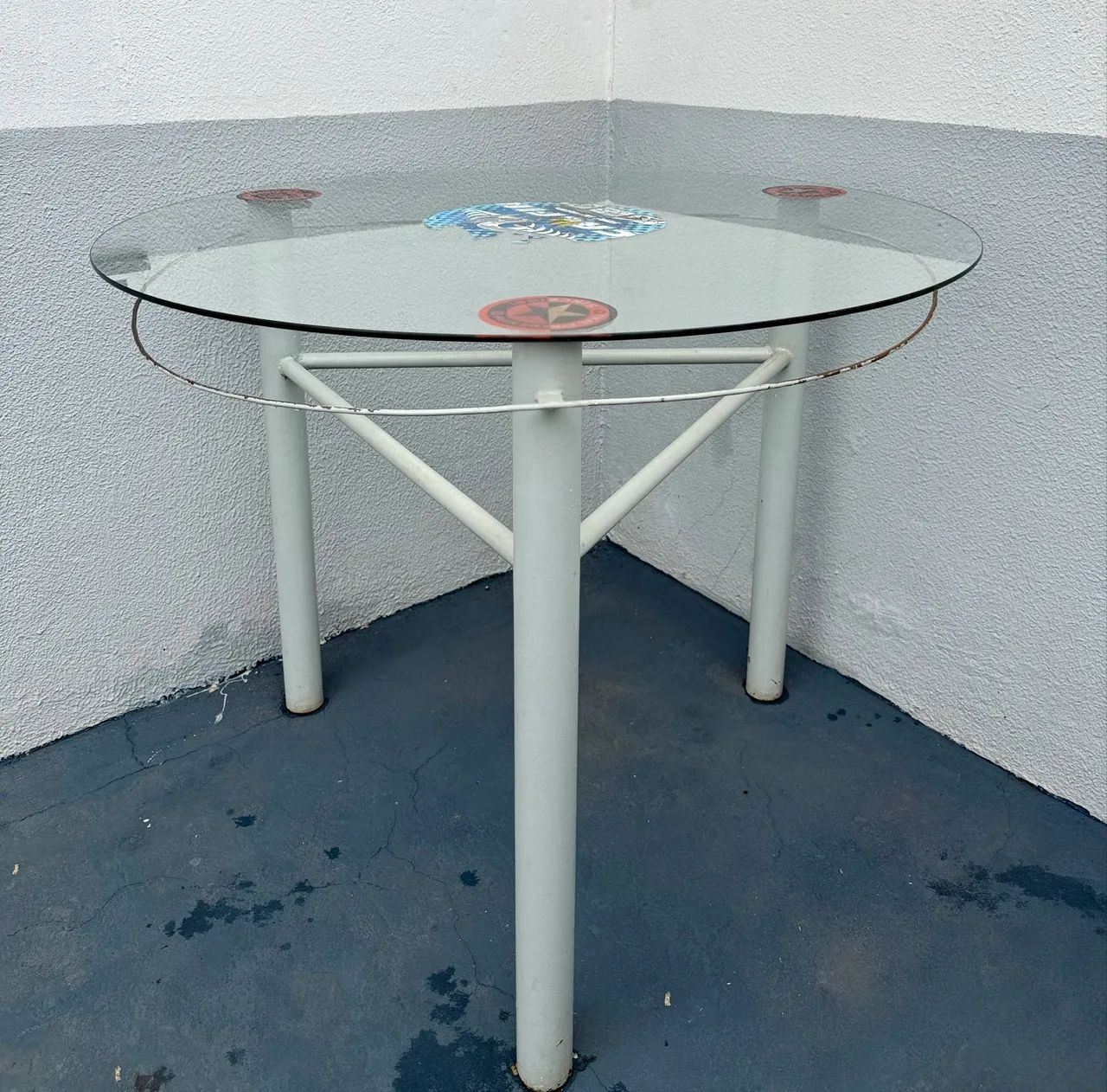 Mesa Oval Vidro - Foto 2