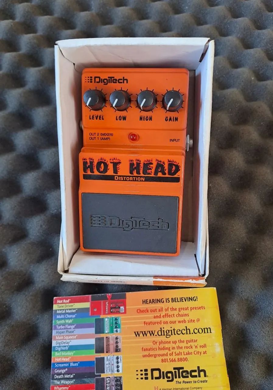Pedal Digitech Hot Head Distortion