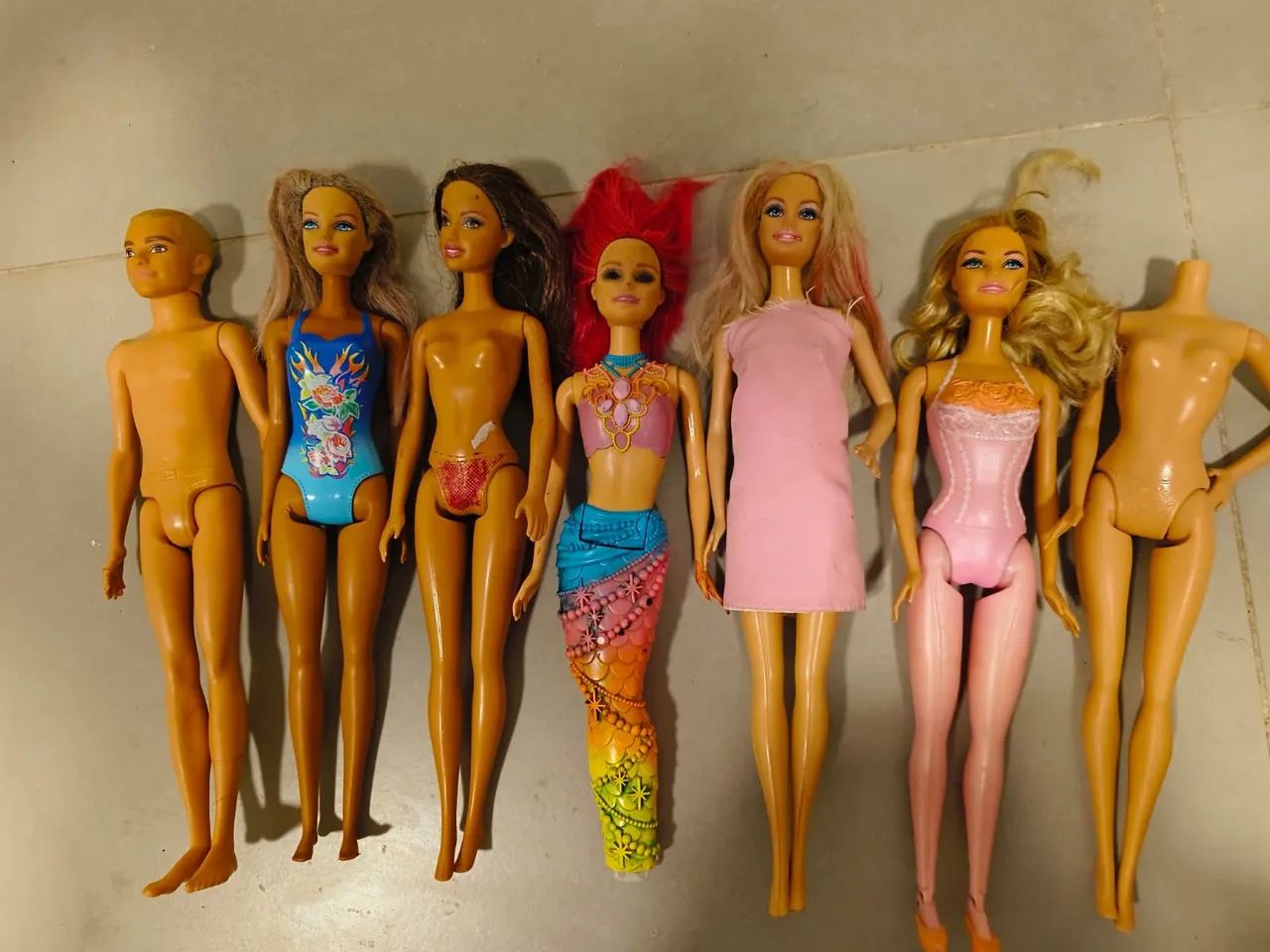 Kit Barbie Mattel restauro 