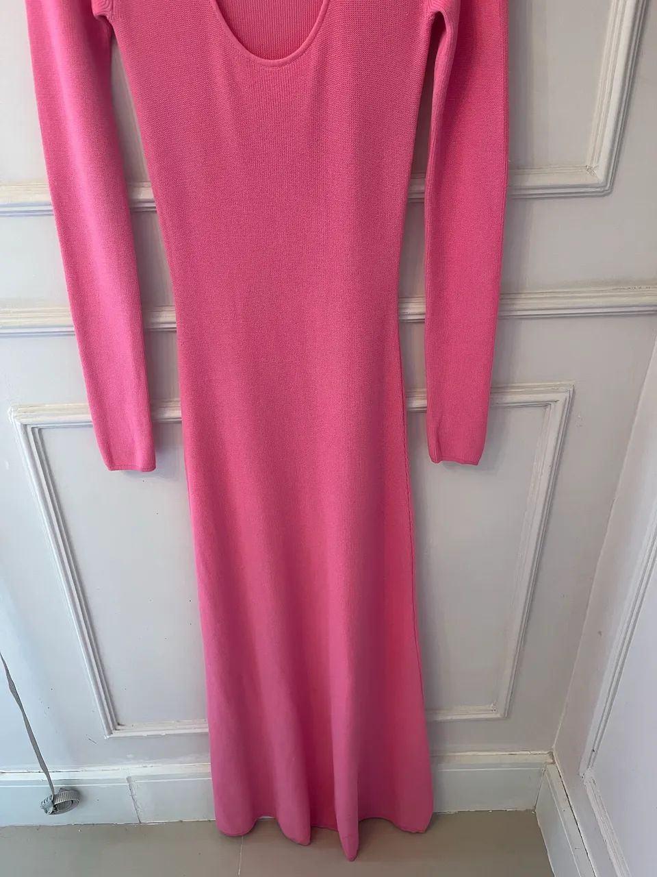 Vestido longo tricô Zara  - Foto 5