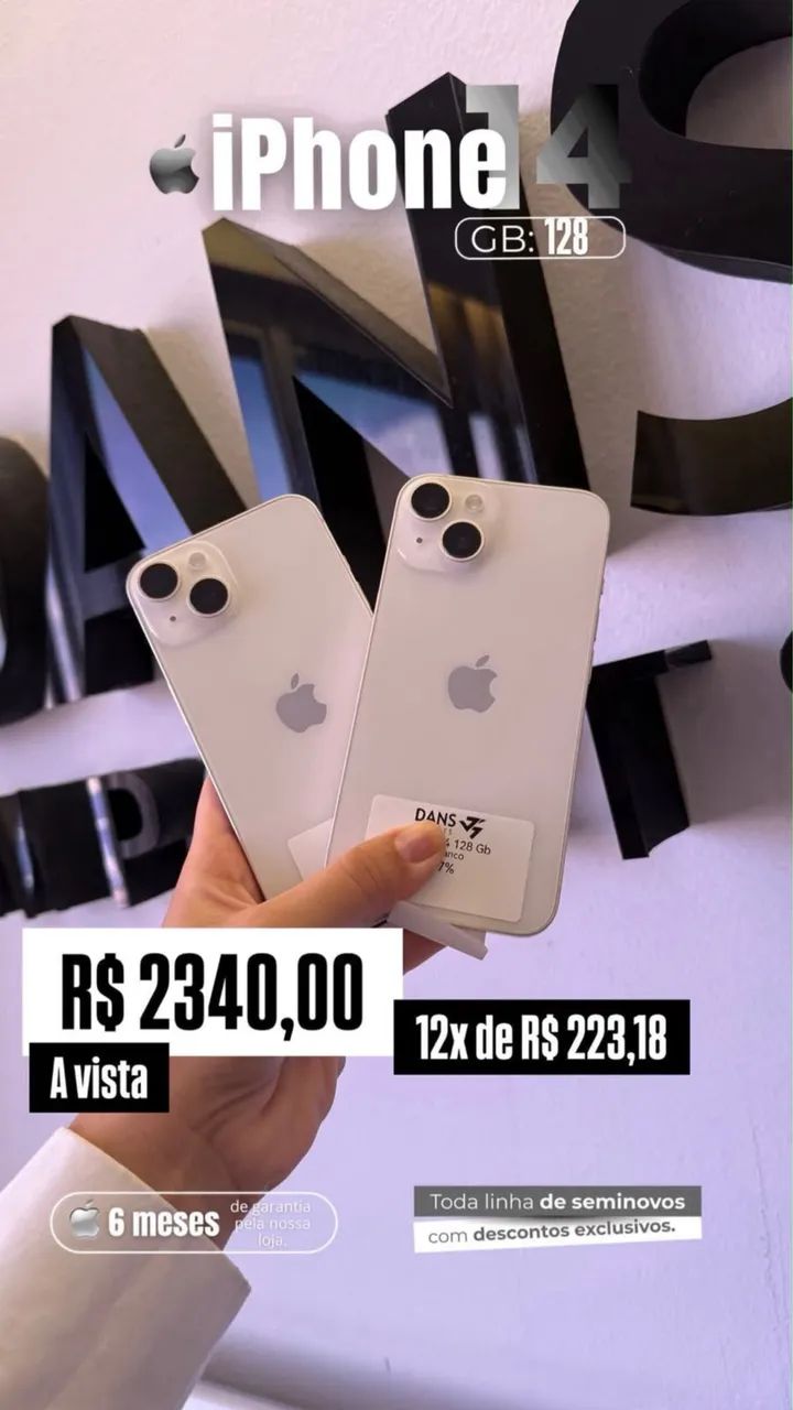 IPHONES SEMINOVOS COM GARANTIA  - Foto 5