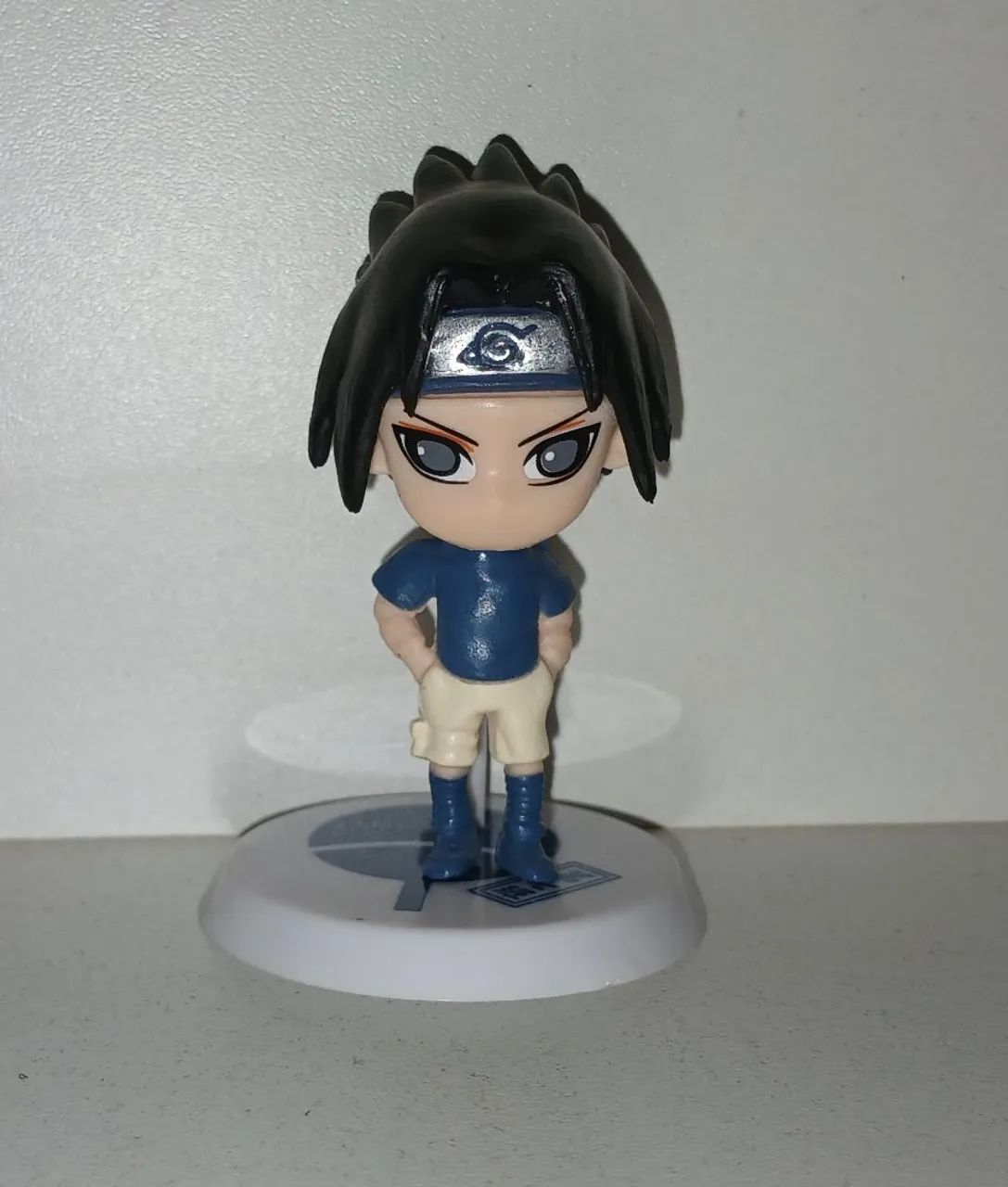 BONECO MINIATURA NARUTO CLASSICO SASUKE UCHIHA CRIANÇA
